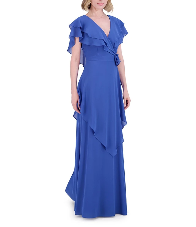 Chiffon Jessica Howard Sleeveless Evening Gown Jessica Howard