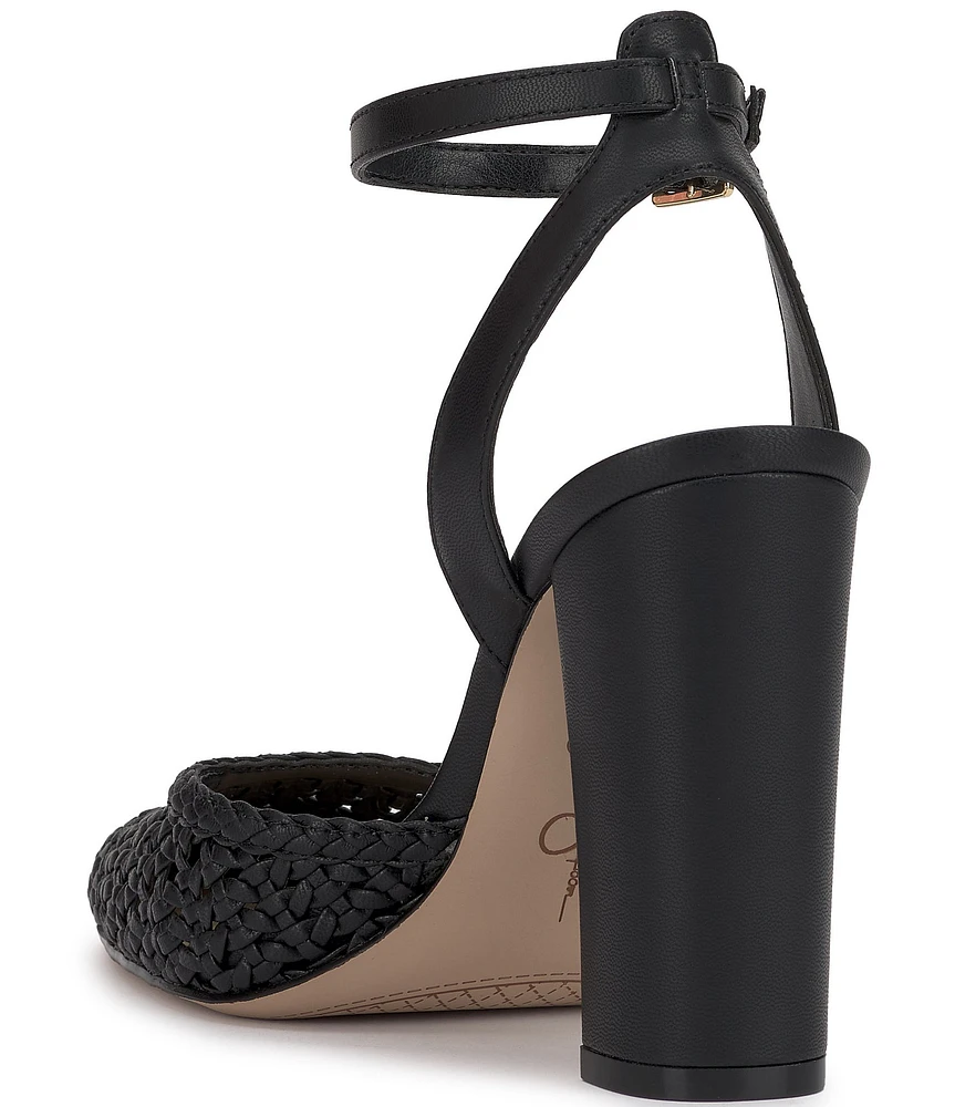 Jessica Simpson Nariro Woven Ankle Strap Pumps