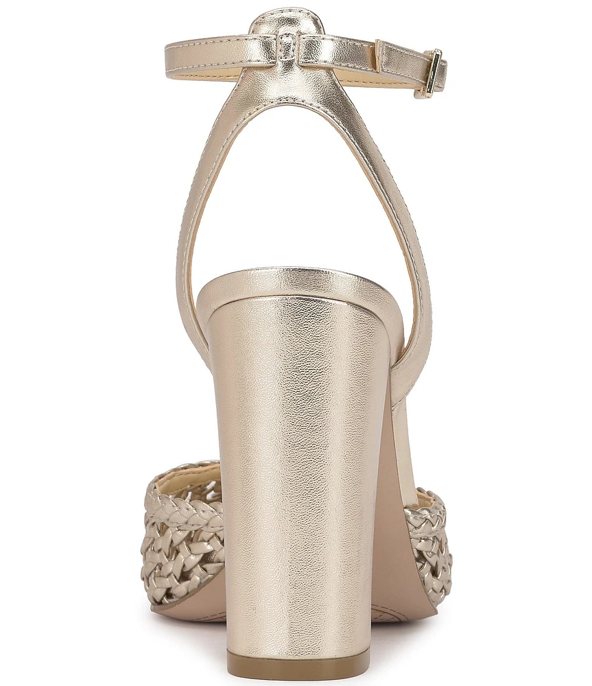 Jessica Simpson Nariro Woven Ankle Strap Pumps