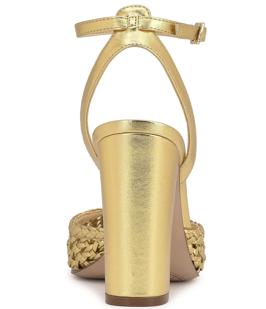 Jessica Simpson Nariro Woven Ankle Strap Pumps