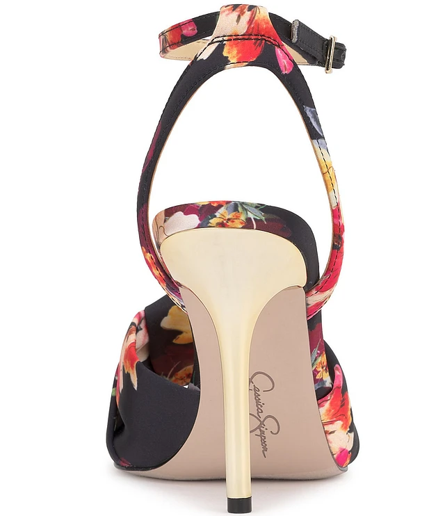 Jessica Simpson Neveny Floral Print Knotted Mirror Heel Dress Sandals at  Hamilton Place in Chattanooga, TN