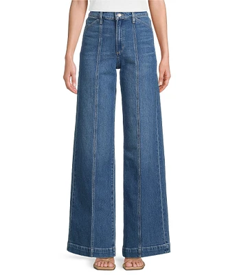 Joe's Jeans Front Seamed Wide Leg Jeans