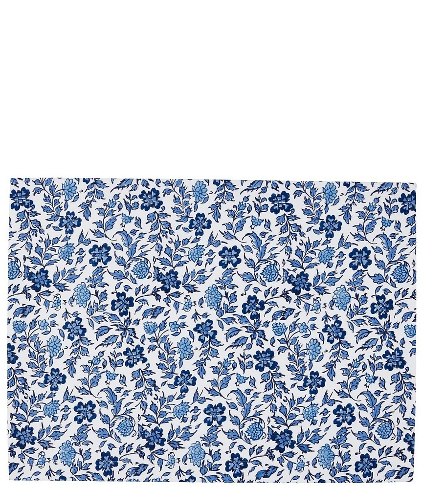 John Robshaw Ishita Lapis Placemats, Set of 4