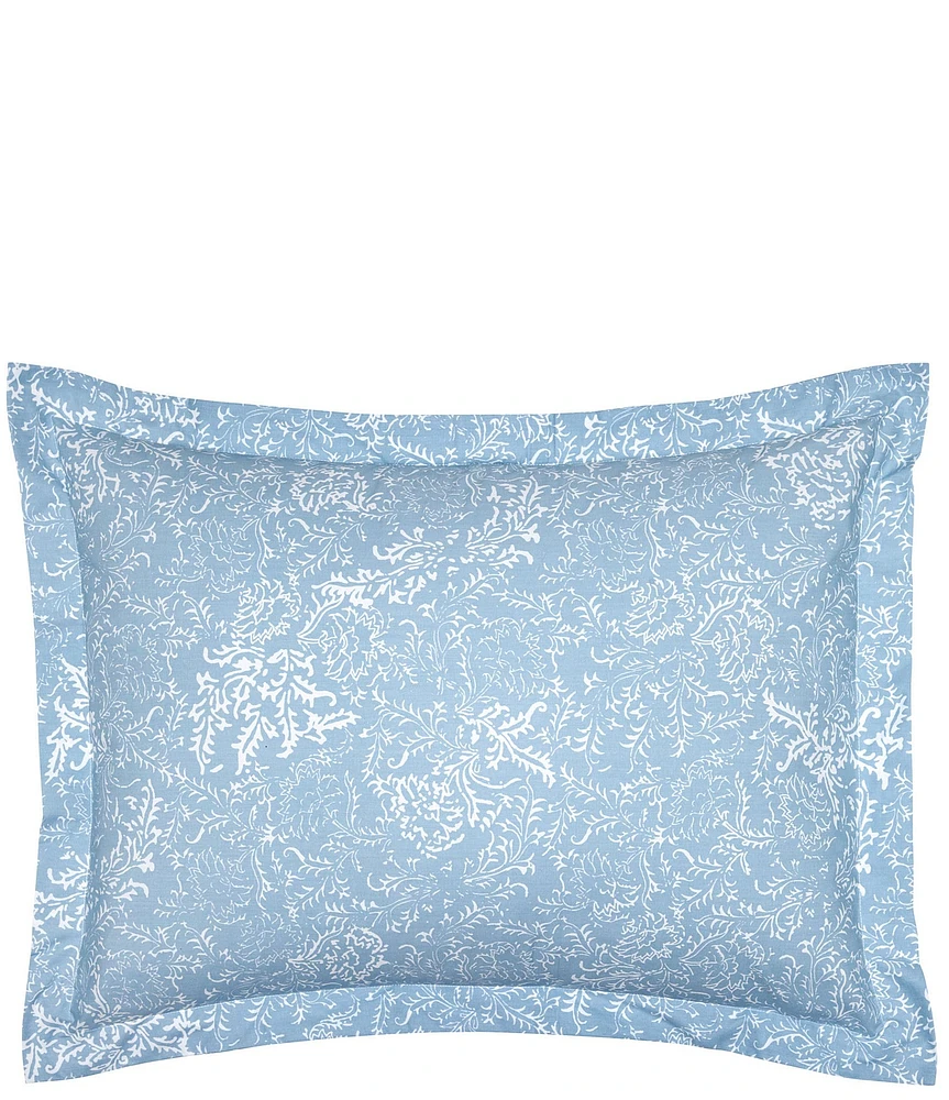 John Robshaw Organic Long Staple Cotton Percale Avni Sham