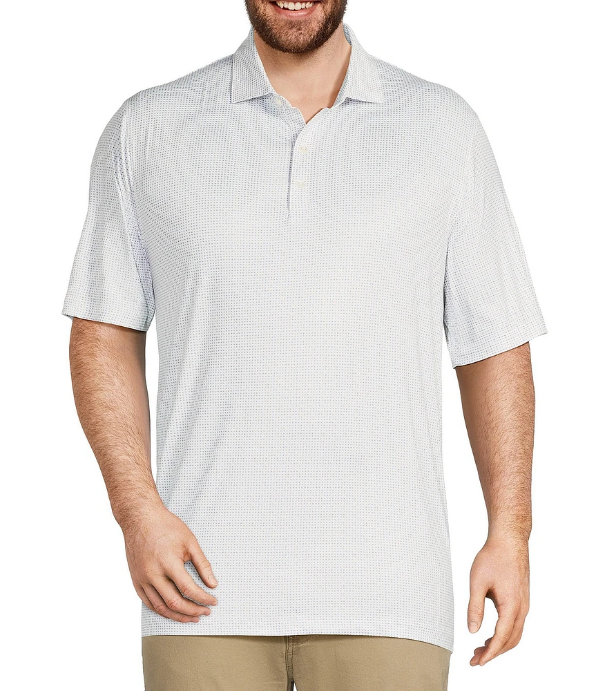 Johnnie-O Big & Tall Glidey Performance Stretch Short Sleeve Polo Shirt