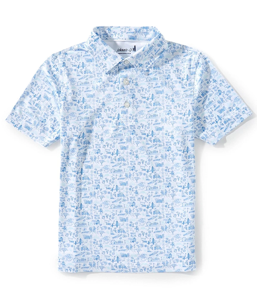 Johnnie-O Big Boys 20th Short Sleeve Polo Shirt