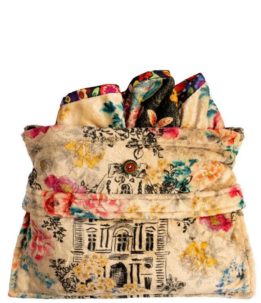 JOHNNY WAS Laville Reversible Travel Blanket