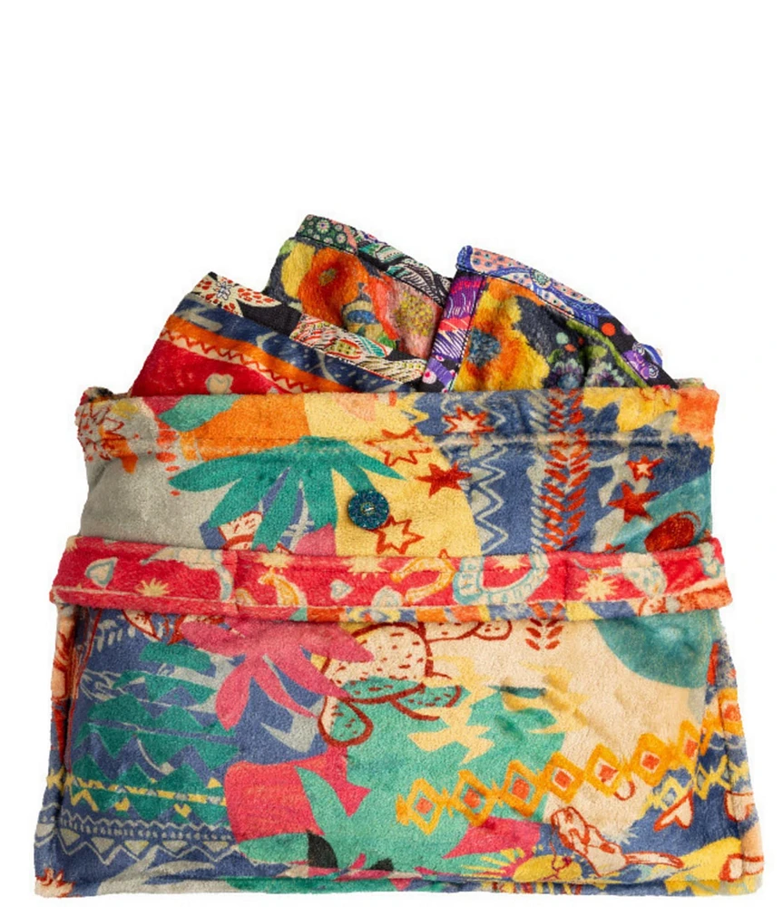 JOHNNY WAS Liberty Reversible Travel Blanket