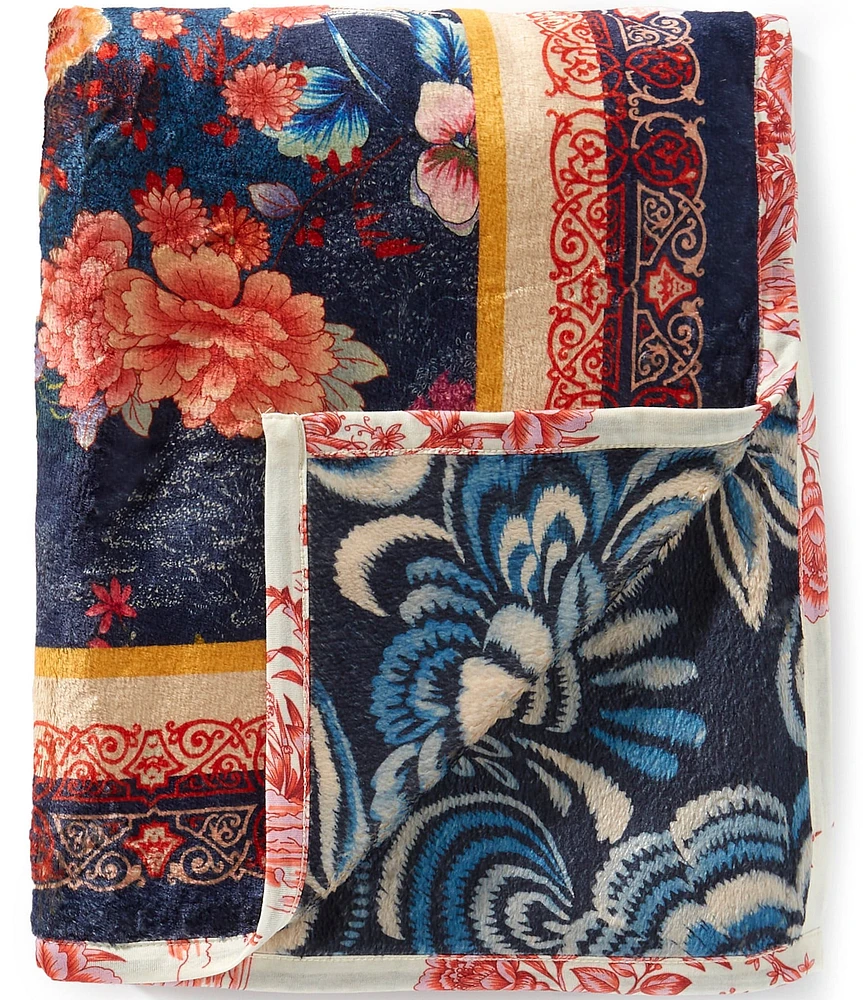 JOHNNY WAS McDreamer Night Travel Reversible Blanket