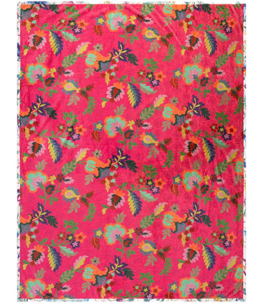 JOHNNY WAS Verney Travel Reversible Blanket
