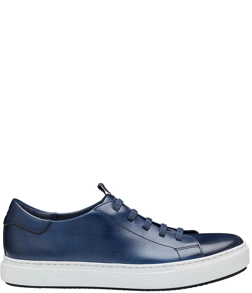 Johnston & Murphy Collection Men's Anson Leather Lace-to-Toe Sneakers