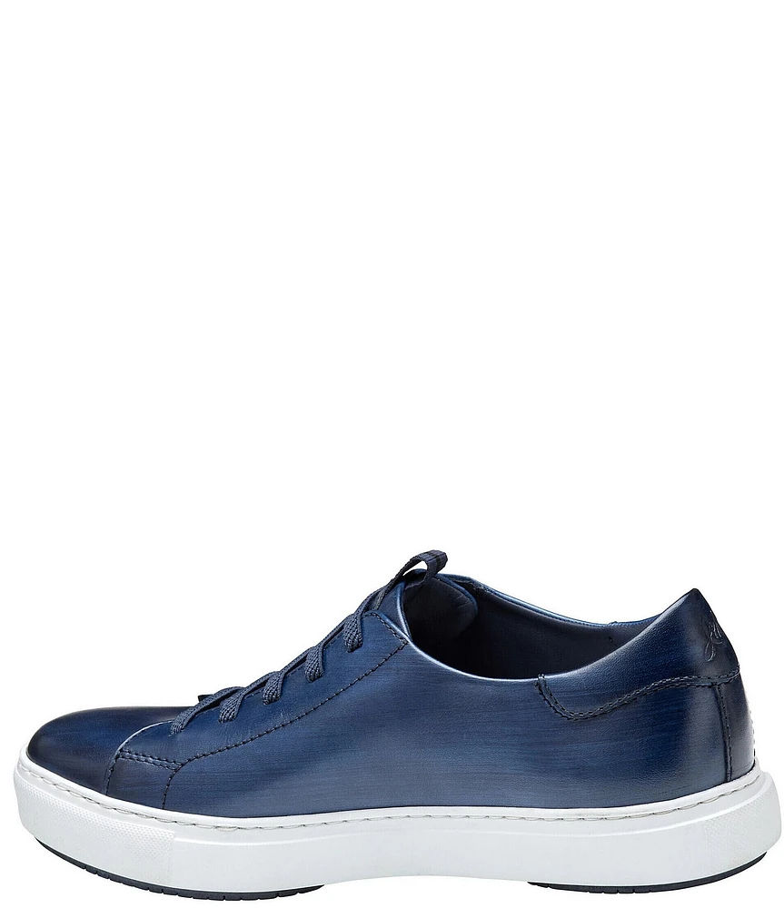 Johnston & Murphy Collection Men's Anson Leather Lace-to-Toe Sneakers