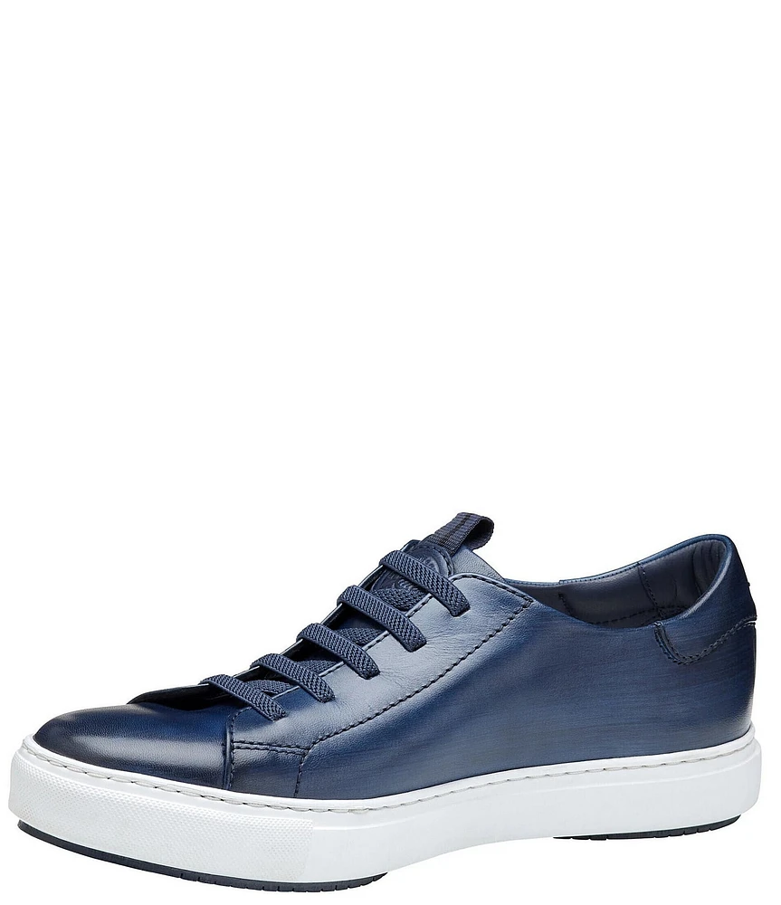 Johnston & Murphy Collection Men's Anson Leather Lace-to-Toe Sneakers