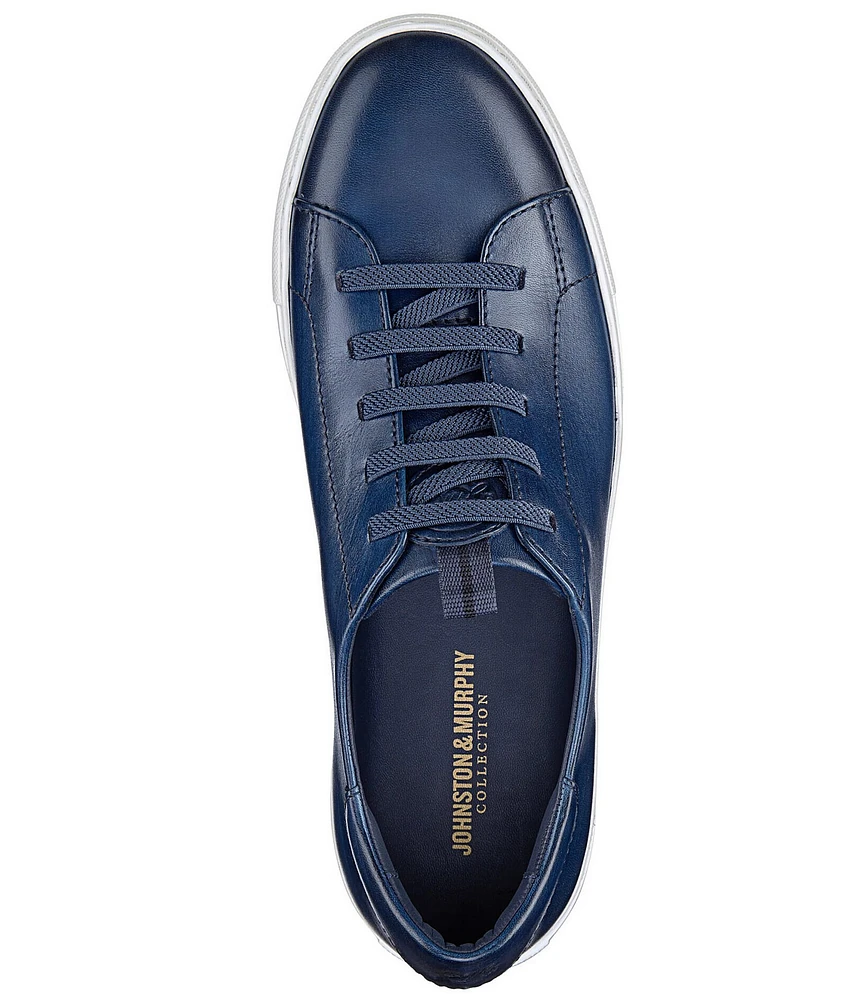 Johnston & Murphy Collection Men's Anson Leather Lace-to-Toe Sneakers