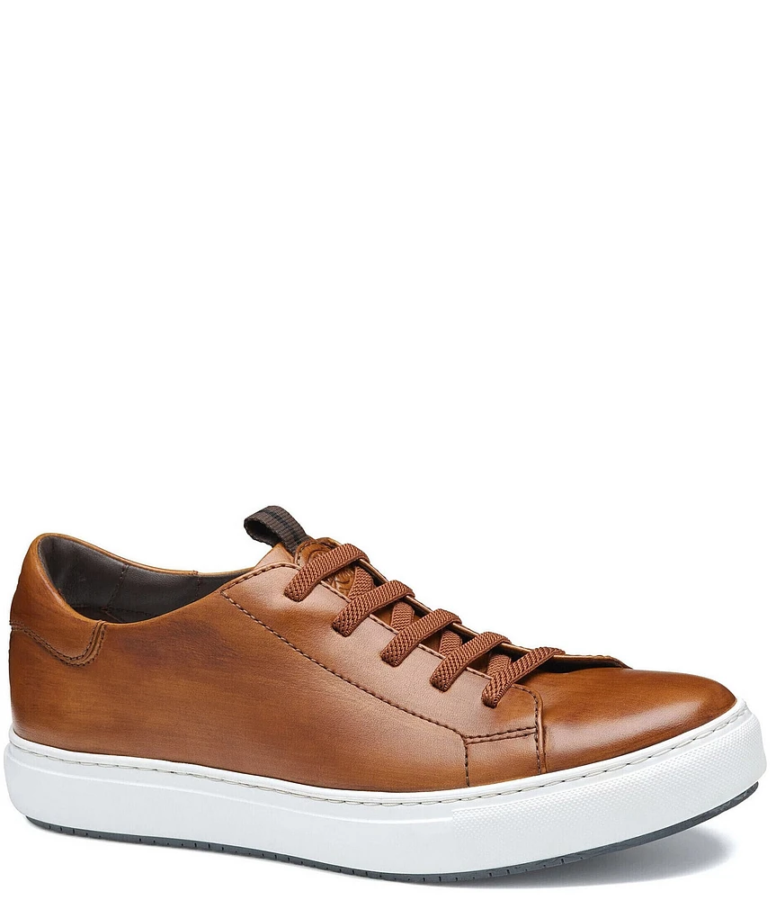 Johnston & Murphy Collection Men's Anson Leather Lace-to-Toe Sneakers
