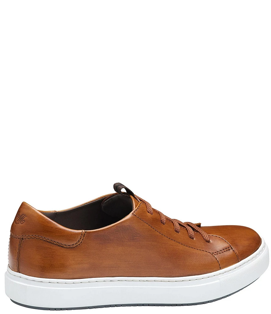 Johnston & Murphy Collection Men's Anson Leather Lace-to-Toe Sneakers
