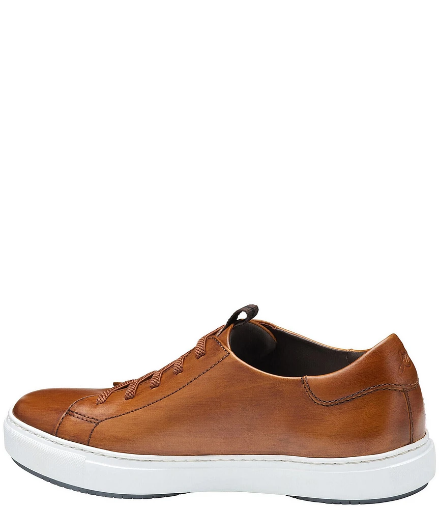 Johnston & Murphy Collection Men's Anson Leather Lace-to-Toe Sneakers