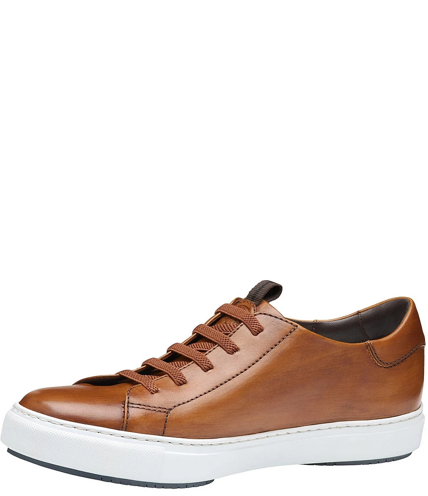 Johnston & Murphy Collection Men's Anson Leather Lace-to-Toe Sneakers