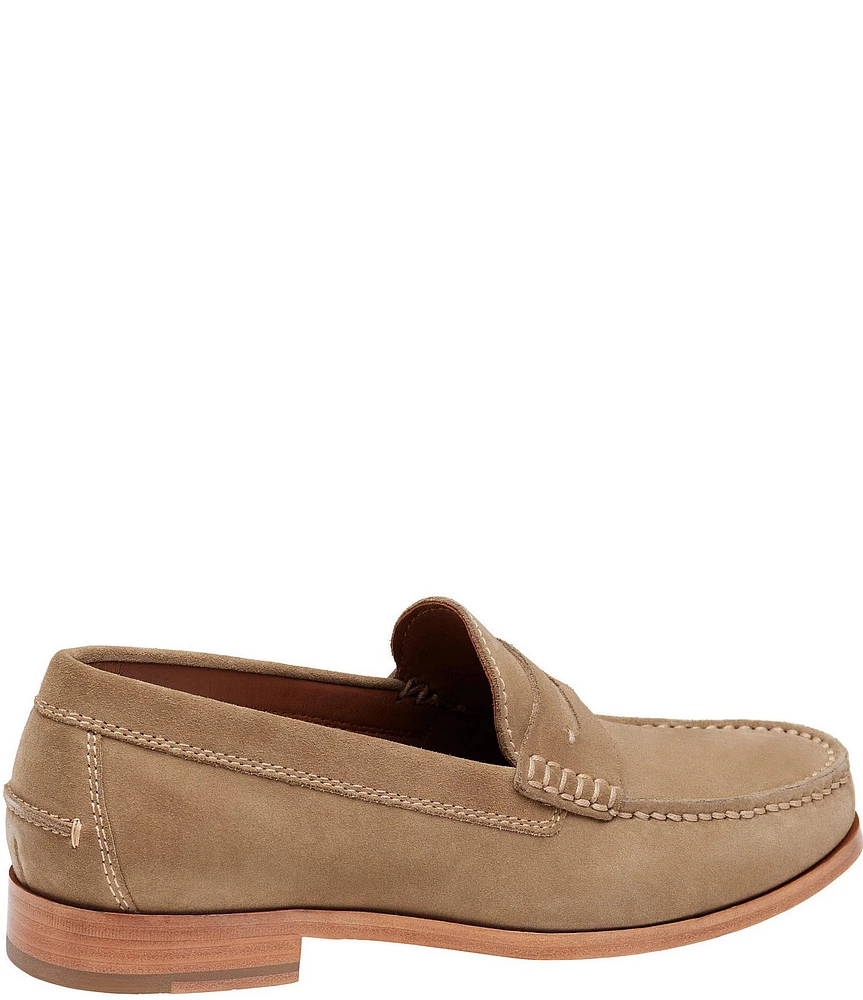 Johnston & Murphy Collection Men's Baldwin Suede Penny Loafers