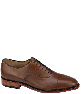 Johnston & Murphy Passport Collection Melton Leather Cap-Toe Oxfords