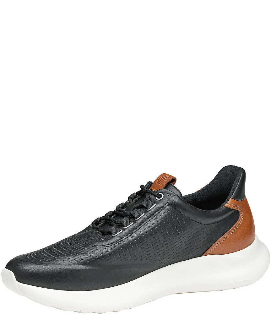 Johnston & Murphy Men's Amherst 2.0 Embossed Leather U-Throat Sneakers