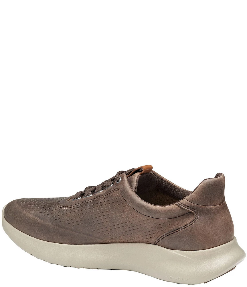 Johnston & Murphy Men's Amherst 2.0 Embossed Leather U-Throat Sneakers