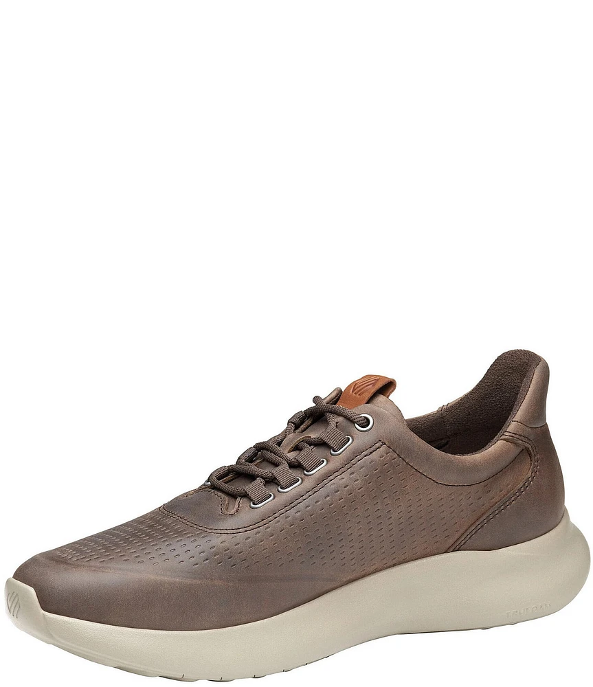 Johnston & Murphy Men's Amherst 2.0 Embossed Leather U-Throat Sneakers