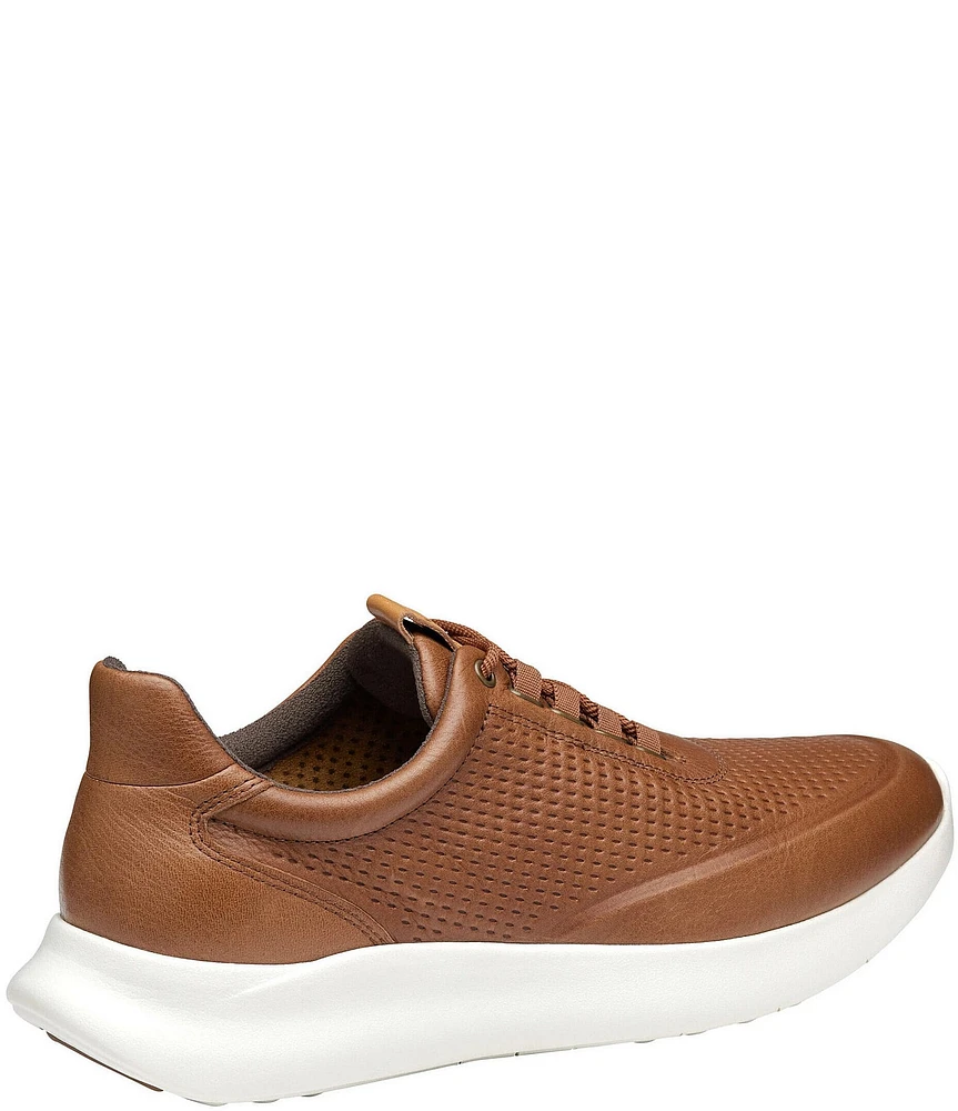 Johnston & Murphy Men's Amherst 2.0 Embossed Leather U-Throat Sneakers