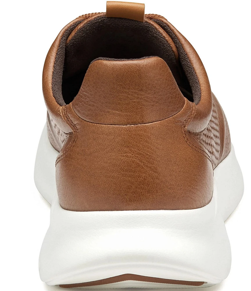 Johnston & Murphy Men's Amherst 2.0 Embossed Leather U-Throat Sneakers