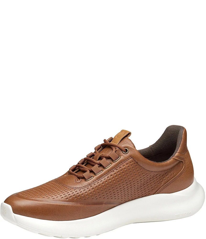 Johnston & Murphy Men's Amherst 2.0 Embossed Leather U-Throat Sneakers