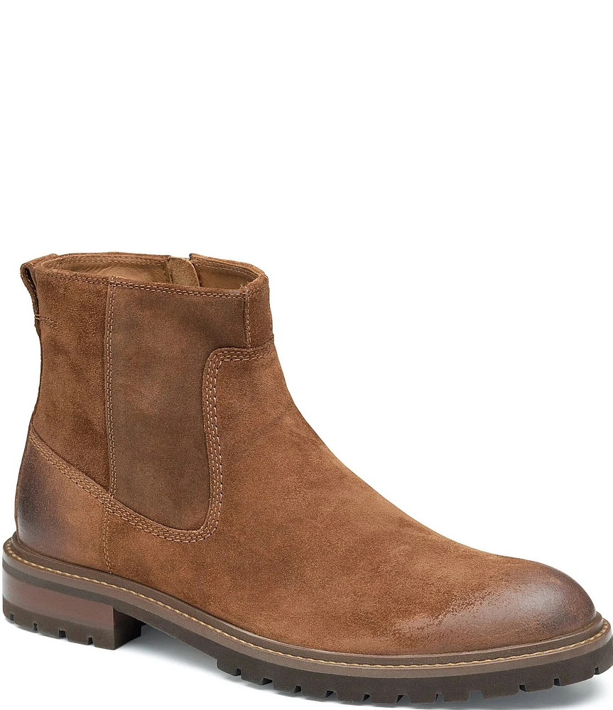Johnston & Murphy Men's Barrett Suede Zip Boot