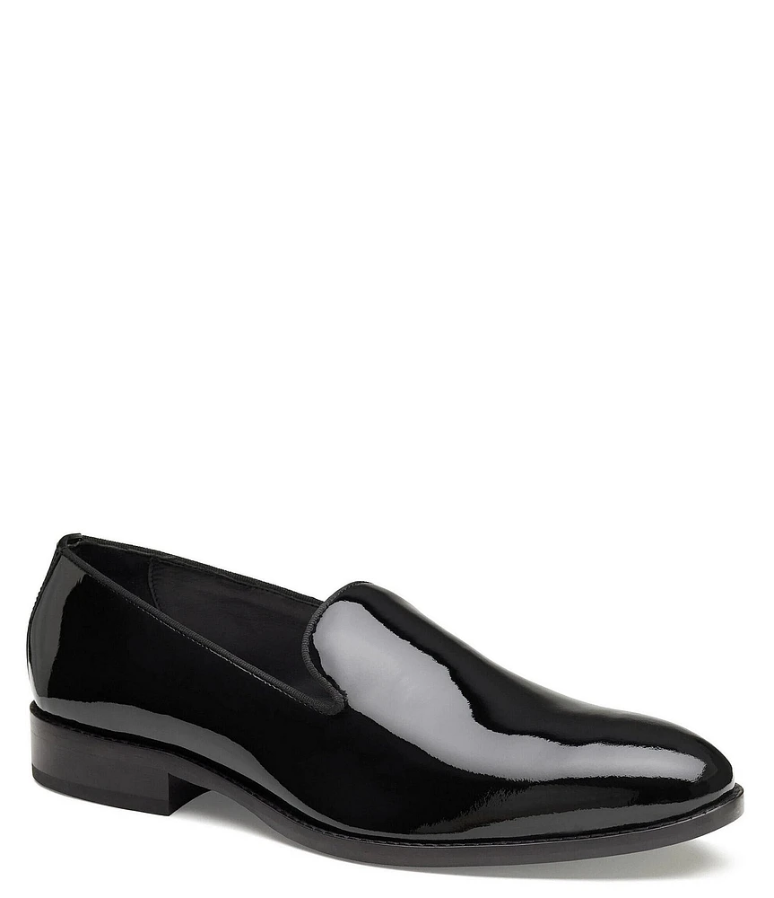 Johnston & Murphy Men's Gavney Patent Leather Slip On Loafers