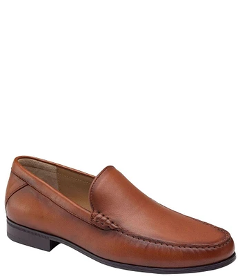 Johnston & Murphy Men's Hawkins Leather Venetian Loafers