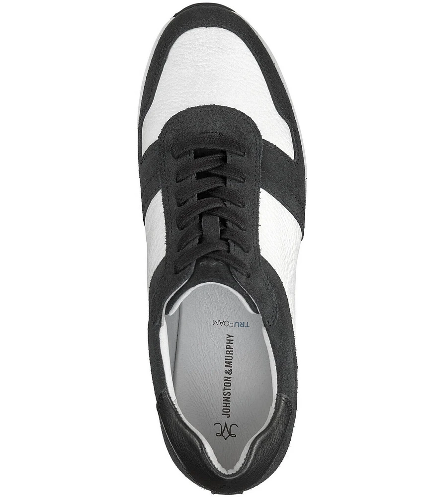 Johnston & Murphy Women's Gracie Leather Platform Sneakers