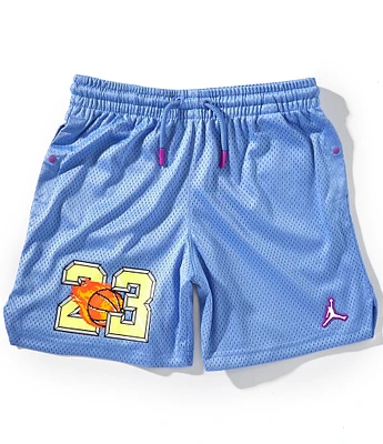 Jordan Big Boys Customized Air Flame Shorts