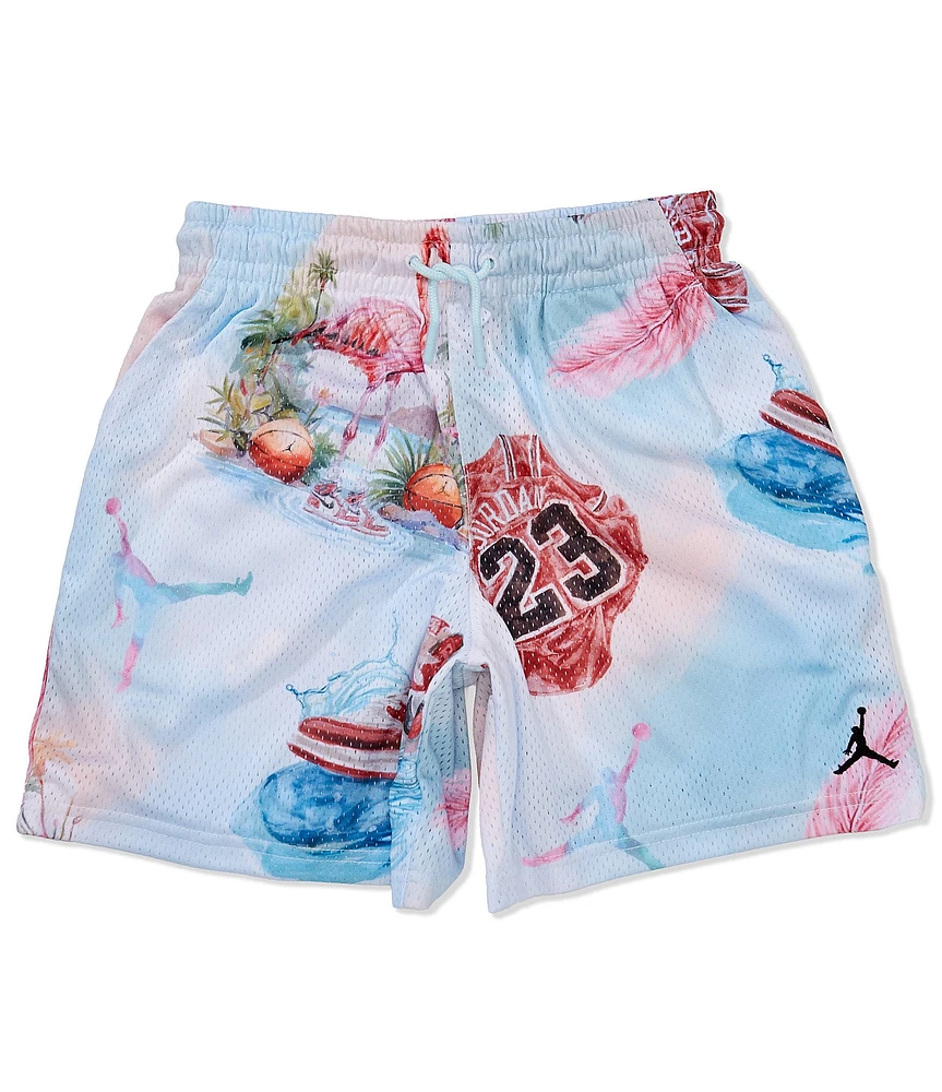Jordan Big Boys Essentials Summer Printed Mesh Shorts