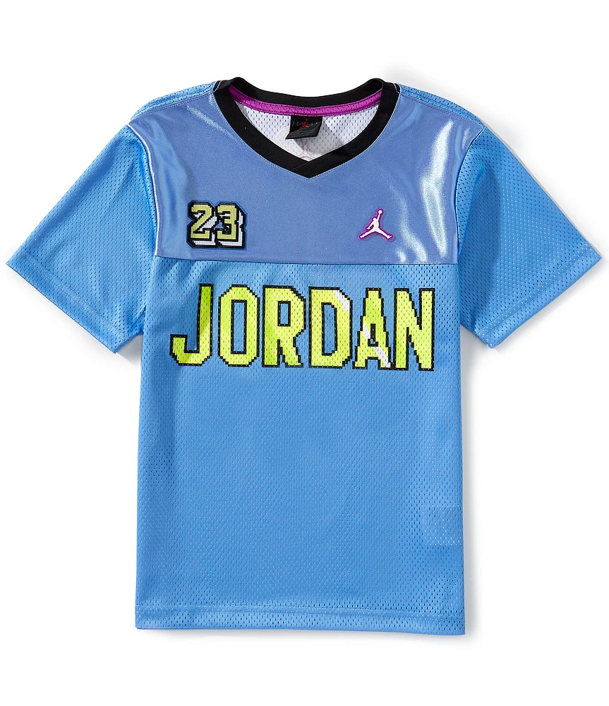 Jordan Big Boys Short Sleeve Customized Air Soccer Jersey