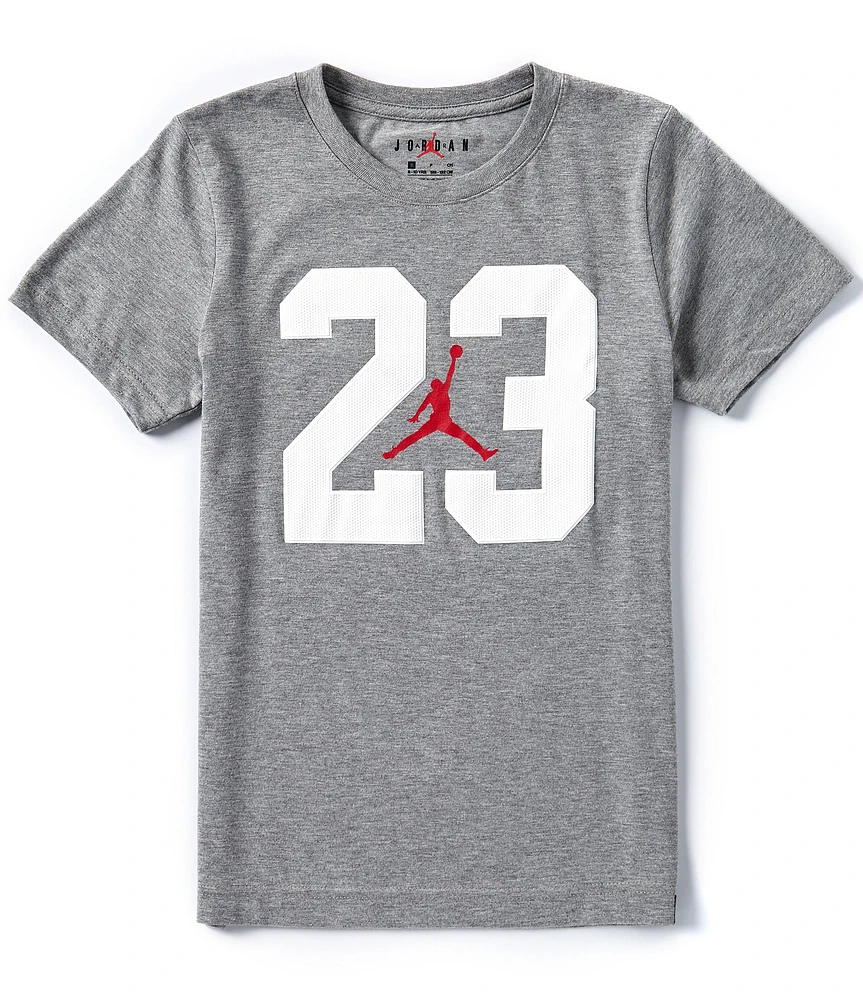 Jordan Big Boys Short Sleeve Iconic Logo T-Shirt