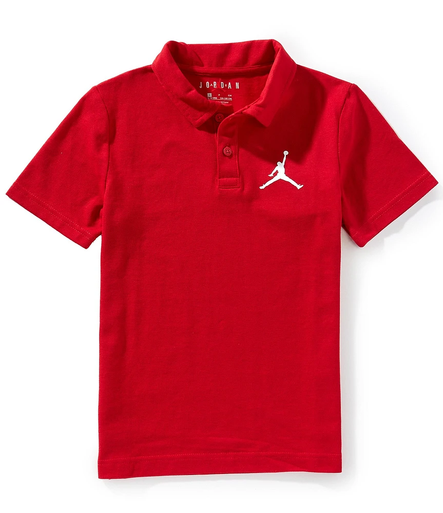 Jordan Big Boys Short Sleeve Jumpman Air Pique Polo Shirt
