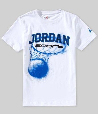 Jordan Big Boys Short-Sleeve Sport Hoop T-Shirt