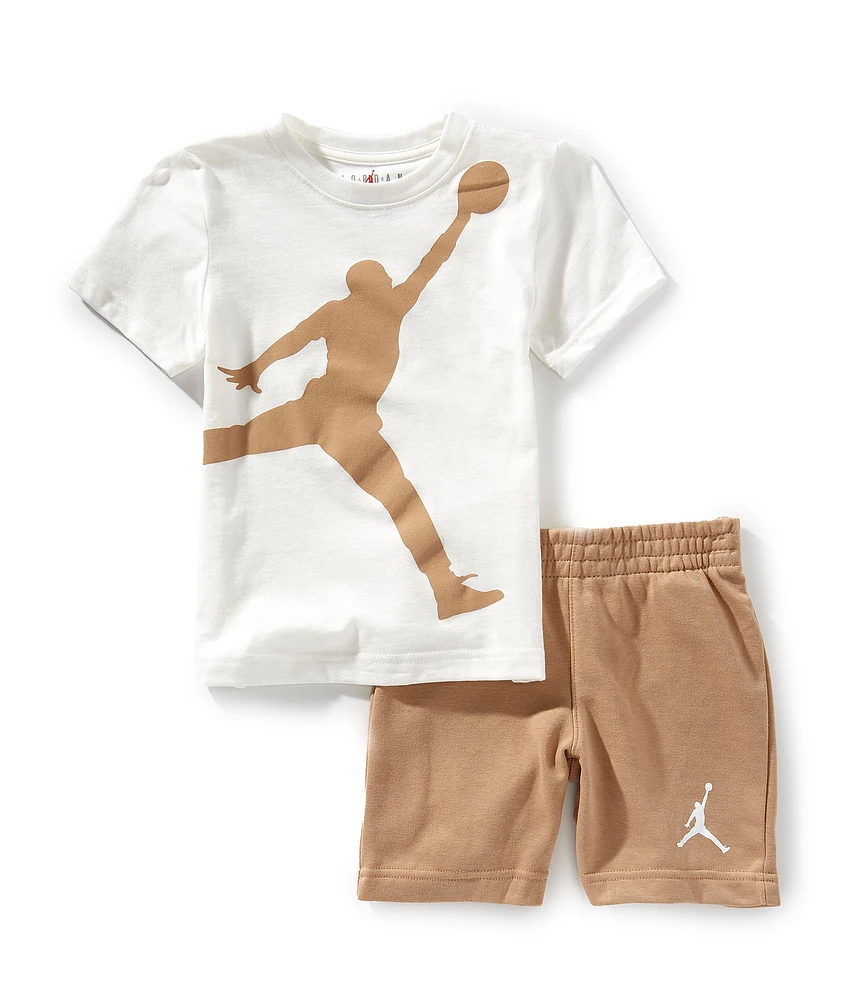 Jordan Little Boys' Short Sleeve Jumbo Jumpman T-Shirt & Shorts Set