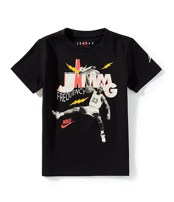 Jordan Little Boys Short Sleeve Michael Jordan Jamming T-Shirt