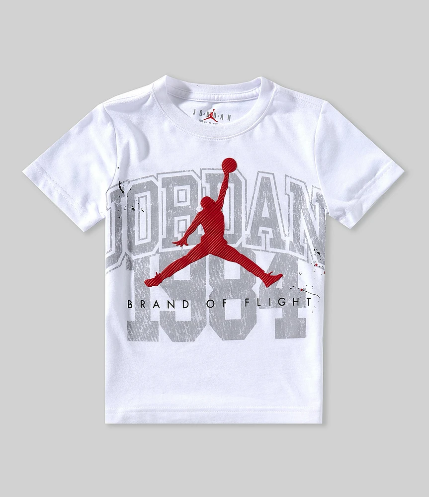 Jordan Little Boys Short Sleeve Throwback Athletic T-Shirt