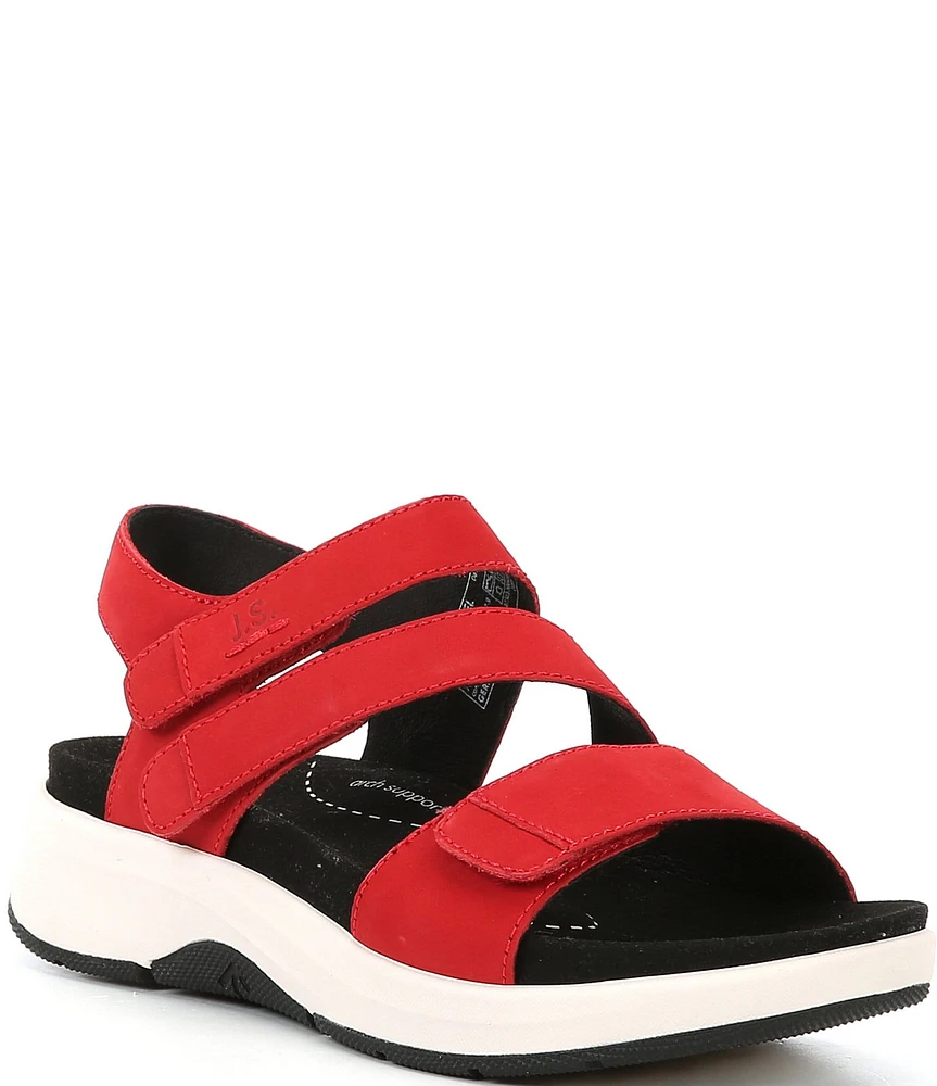 Josef Seibel Estelle 03 Leather Wedge Sandals