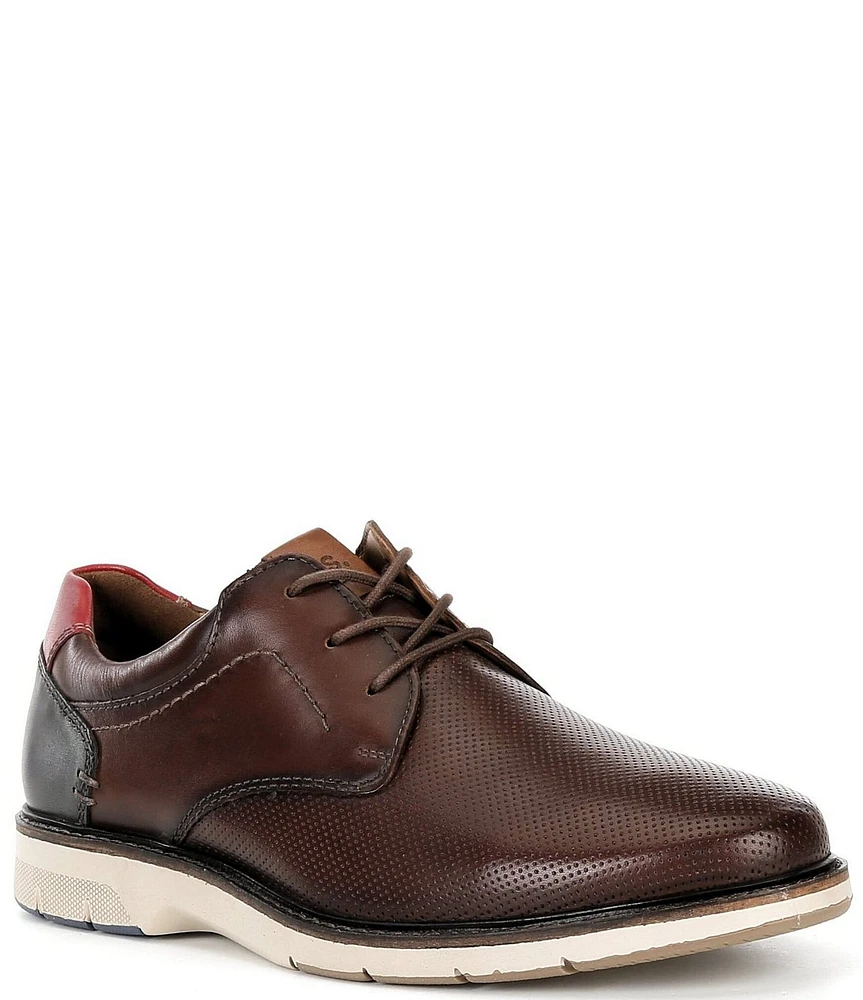 Josef Seibel Men's Stuart 02 Perforated Leather Lace Up Oxfords