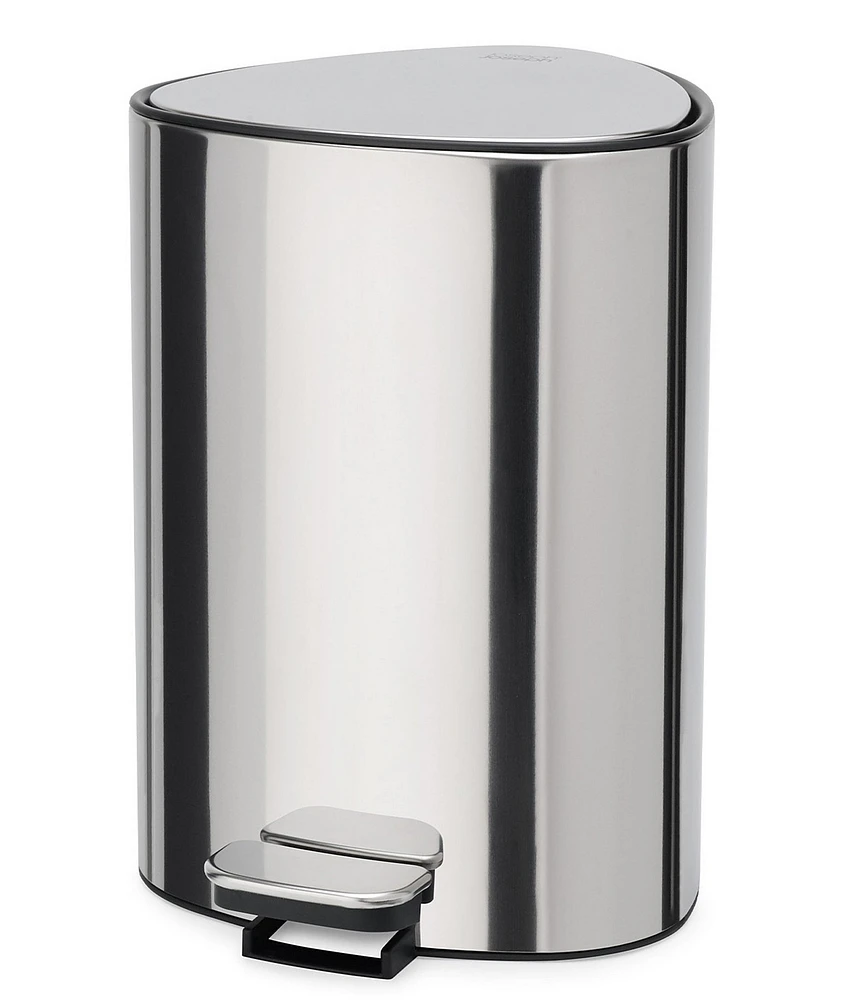 Joseph Joseph EasyStore Luxe 5 Liter Pedal Bin Stainless Steel Trash Can