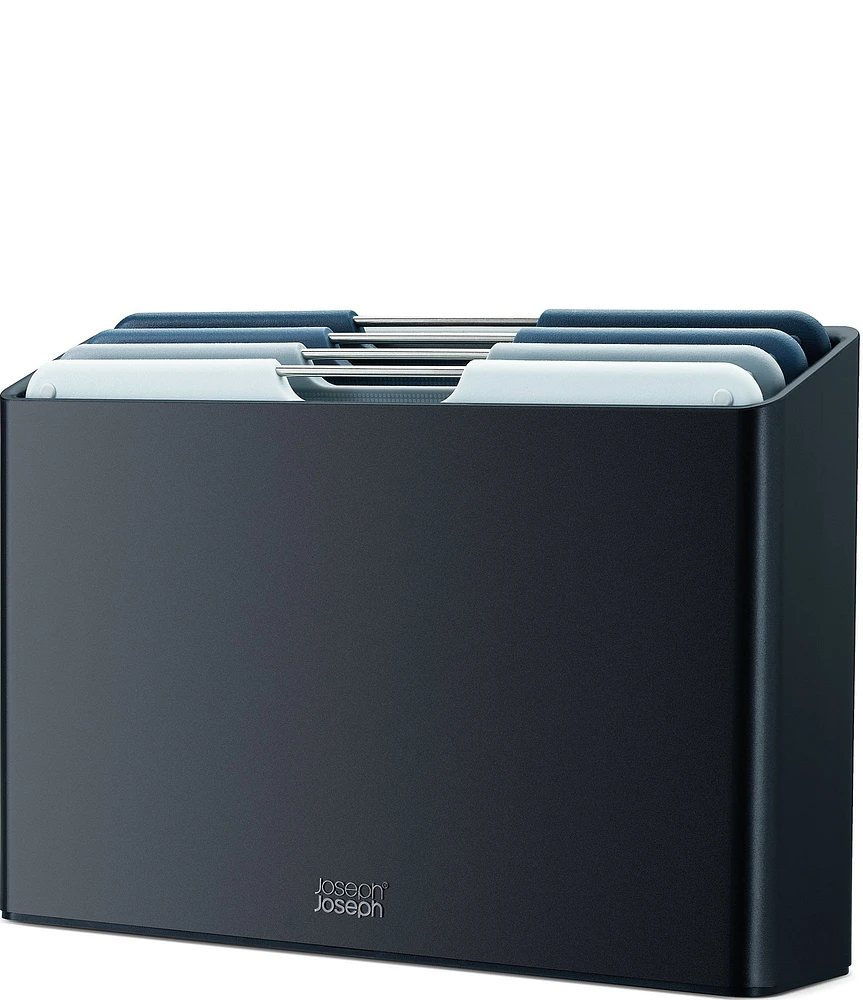 Joseph Joseph Folio™ 4-Piece Chopping Board Set with Storage Case (Regular)- Graphite