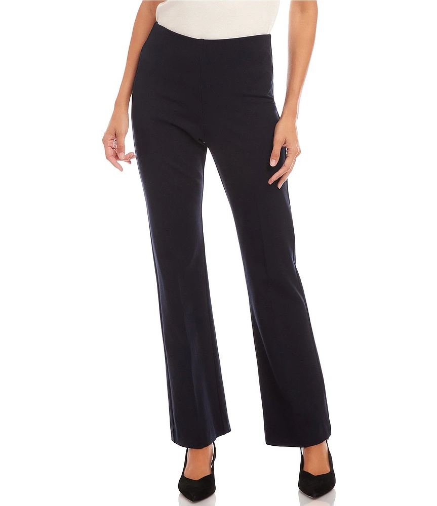 Karen Kane Double Stretch Twill High Rise Bootcut Pull-On Pants