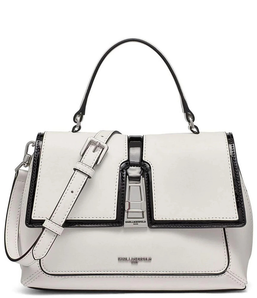 KARL LAGERFELD PARIS Mercerie Contrast Trim Crossbody Bag