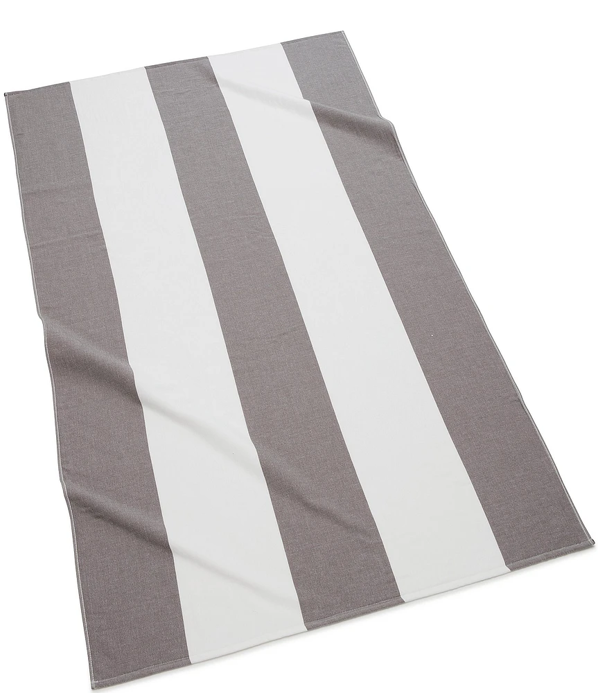 Kassatex Summer Shop Collection Block Stripe Cotton Beach Towel